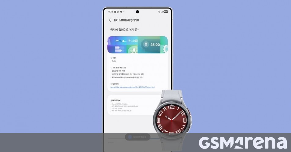 Samsung Galaxy Watch6 Classic يتلقى Second Ui 8 Watch Beta Update