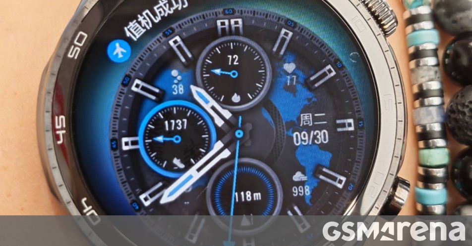 Honor Watch 5 Pro Photo Shared by Exec ، مما يوضح ميزة تذكير تسجيل الوصول