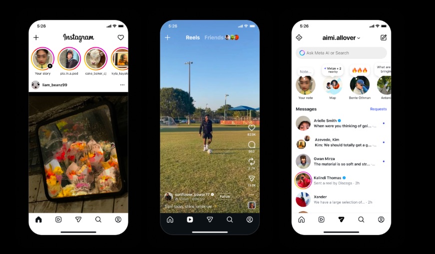 يقوم Instagram باختبار واجهة مستخدم بكرات في الهند وكوريا الجنوبية