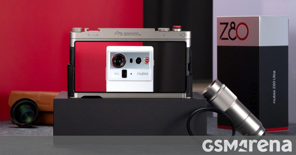 تم الكشف عن مجموعة التصوير الفوتوغرافي الخاصة بـ Nubia Z80 Ultra قبل الإطلاق