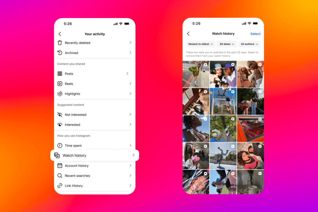 تتيح لك أحدث ميزة في Instagram العودة لمشاهدة Reels التي شاهدتها