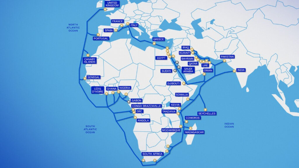 تكمل Meta جوهر نظام الكابلات البحرية 2Africa
