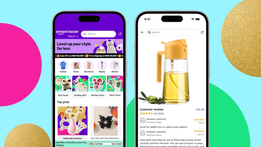 تطلق أمازون تطبيق تسوق مستقل منخفض السعر، Amazon Bazaar، في أكثر من عشرة أسواق