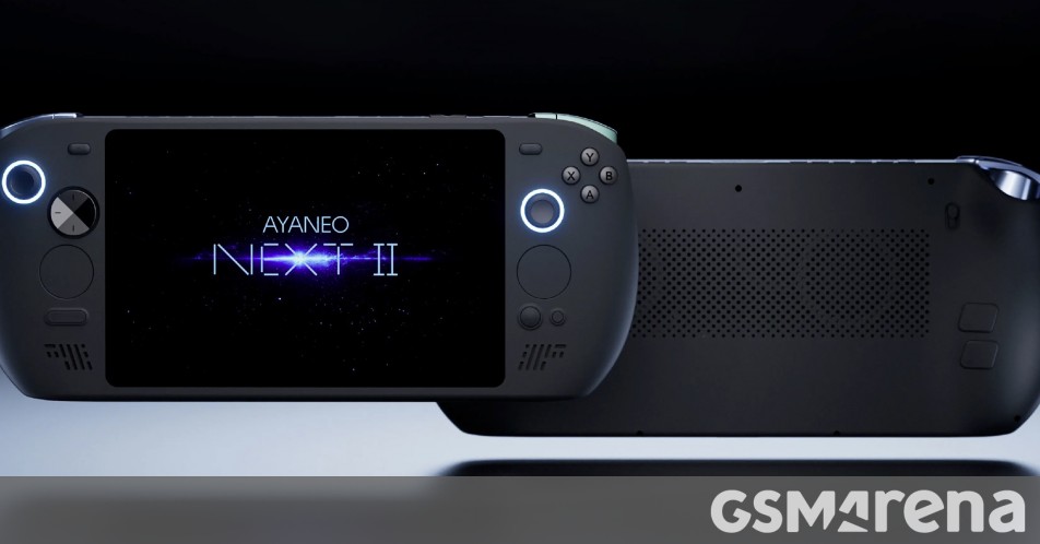 ظهور جهاز Ayaneo Next 2 للألعاب لأول مرة مع بطارية بقوة 115 وات في الساعة وشاشة OLED مقاس 9.06 بوصة