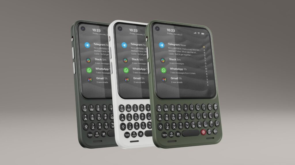 تعرض Clicks لأول مرة أسلوبها الخاص على هاتف BlackBerry الذكي، بالإضافة إلى لوحة مفاتيح متنقلة سهلة التركيب بقيمة 79 دولارًا