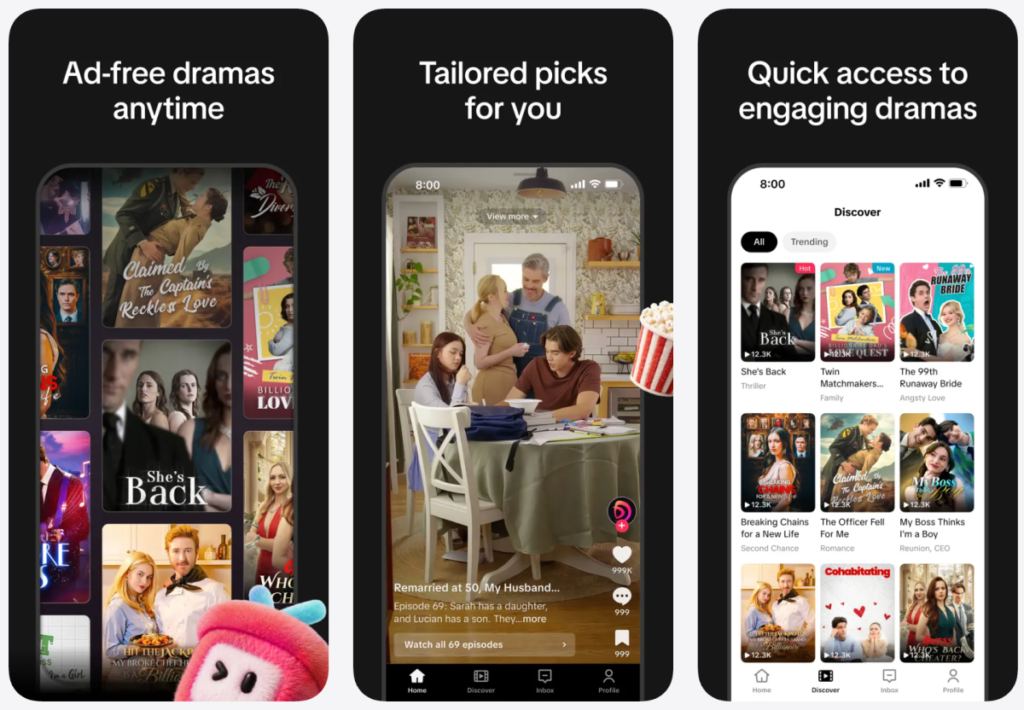 TikTok تطلق بهدوء تطبيق microdrama يسمى “PineDrama”