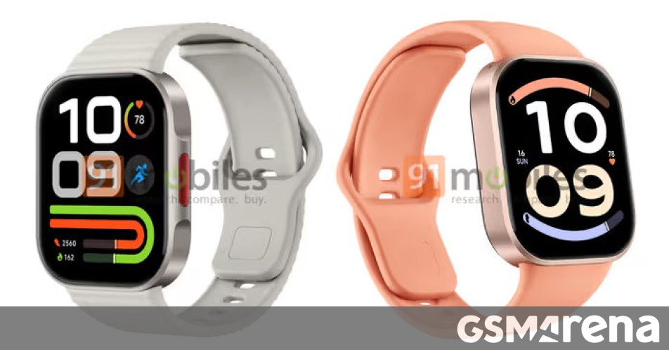 تسريب Redmi Watch 6 النشط وRedmi Watch 6 Lite يجلب المواصفات والصور والأسعار
